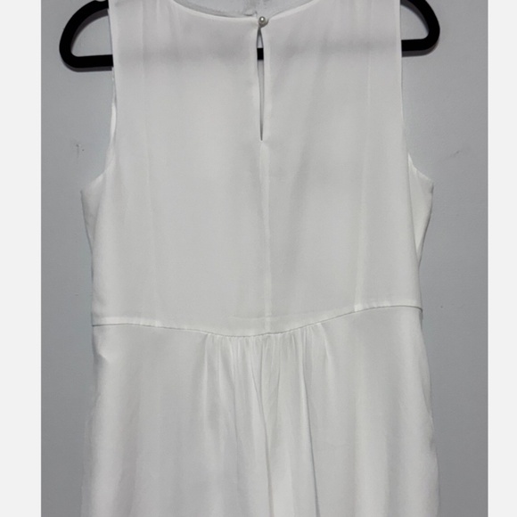 WHBM Embroidered Tunic Tank Top in White Multi sz 2 EUC - Picture 6 of 7